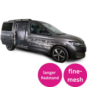 VanQuito Moskitonetz VW Caddy Maxi 5/ Ford Transit Connect langer Radstand ab 22 Schiebetür rechts - fine mesh